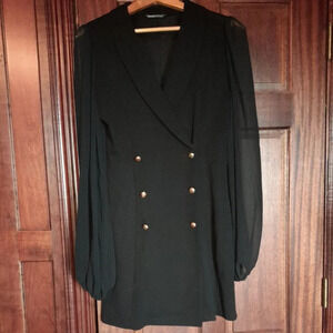 Shein Lil Black Dress L 8/10us 40/42EU